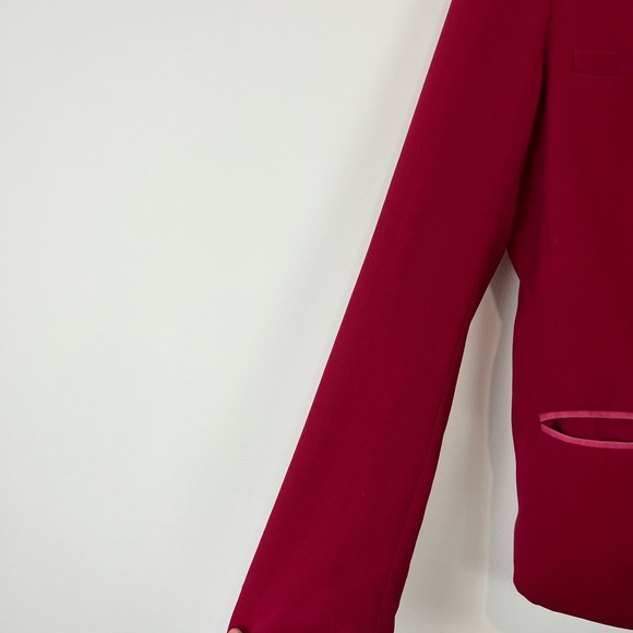 Isabel Marant Pink Tailored Silk Trim Buttoned Classic Blazer Jacket UK 10 - Picture 6 of 15